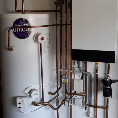 Viessmann system boiler & unvented cylinder